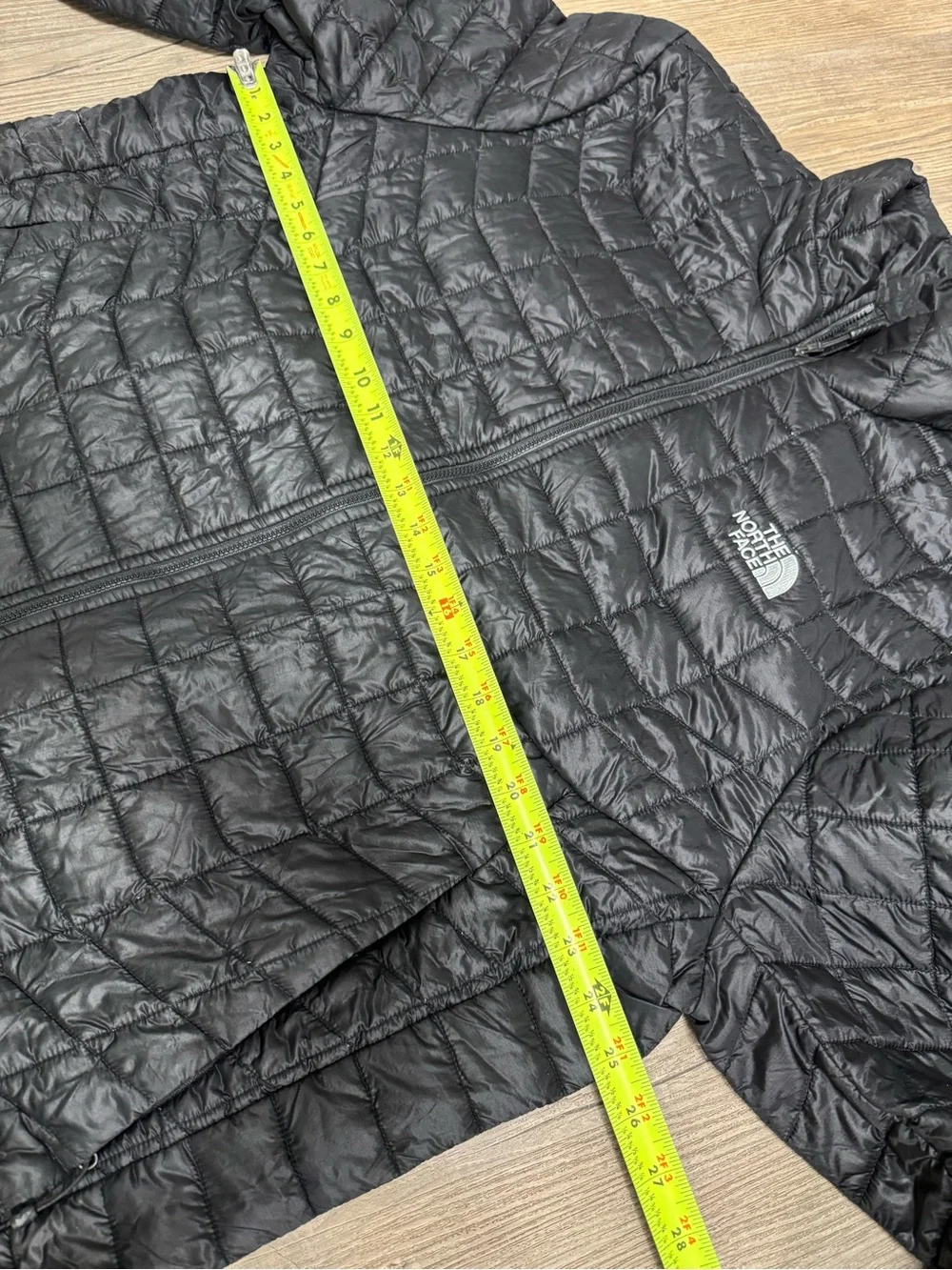 North Face Thermoball Puffer Jacket XL Black Quilted Full Zip Preppy Outdoor Men